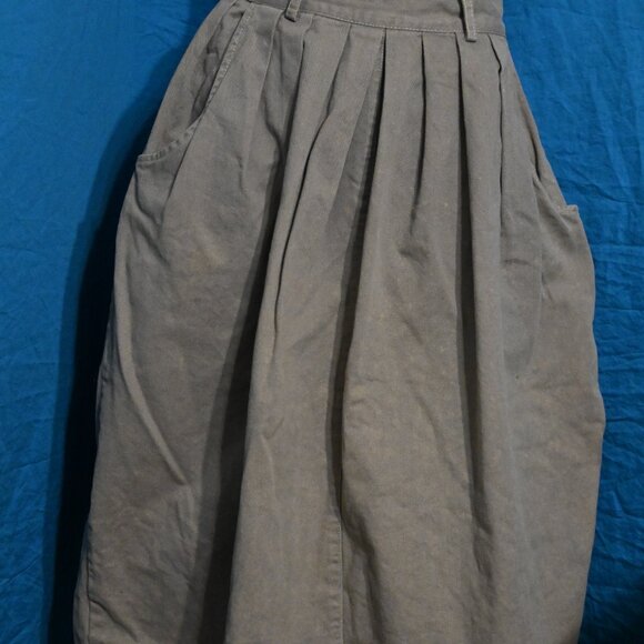 Vintage Serge Azar Full Length Denim Skirt - Picture 2 of 8